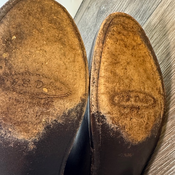 JB Dillon Brown Leather Knee-High Boots woman’s size 7.5 - Picture 8 of 15